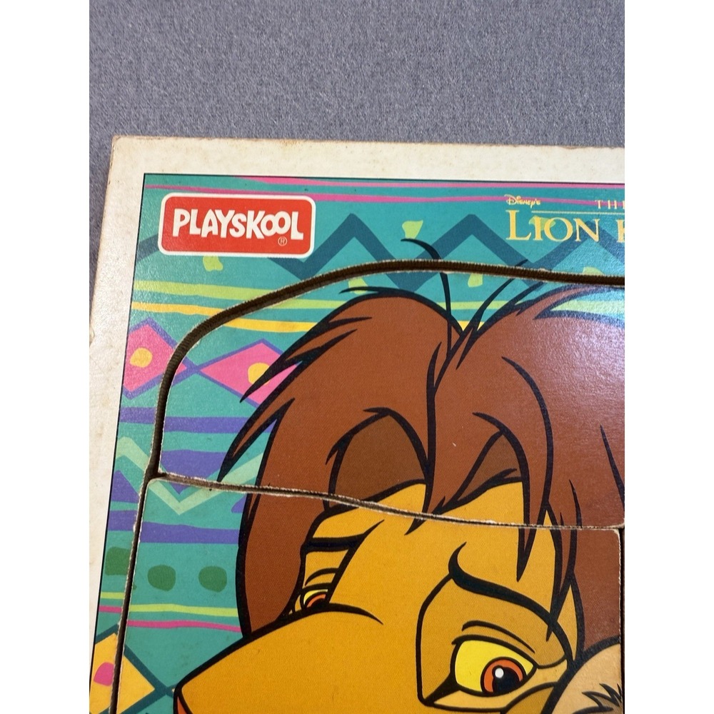 Wood Puzzle Playskool Disney Lion King Simba and Nala, 7 Pieces